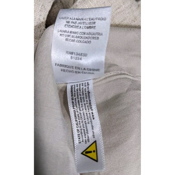 Anthropologie Sunday In Brooklyn Linen Mini Skirt Beige Size Small - Picture 9 of 10